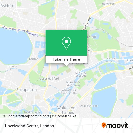 Hazelwood Centre map