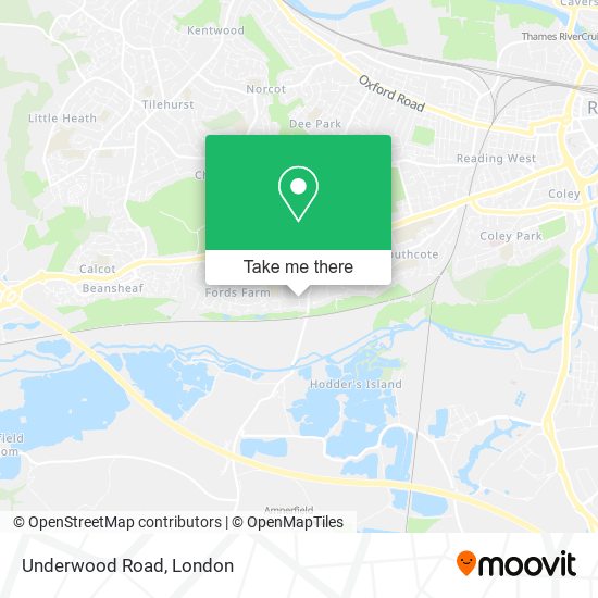 Underwood Road map