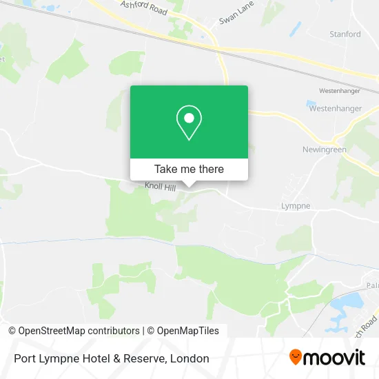 Port Lympne Hotel & Reserve map
