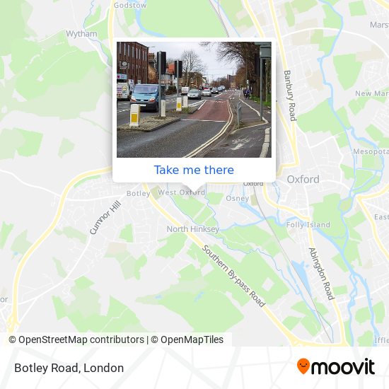 Botley Road map