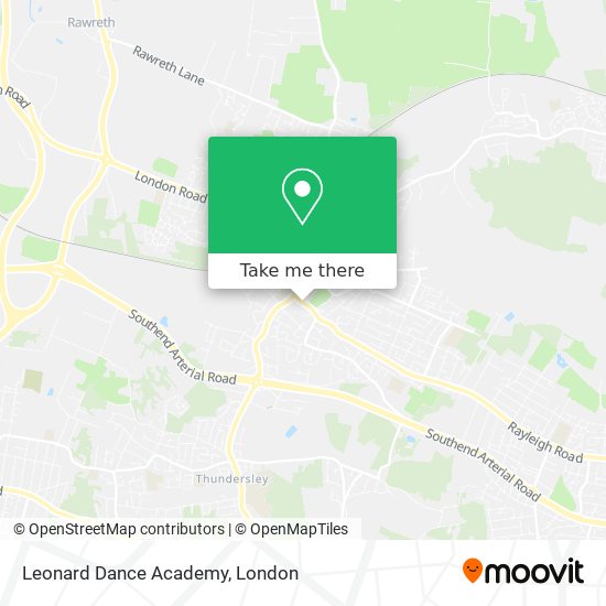 Leonard Dance Academy map