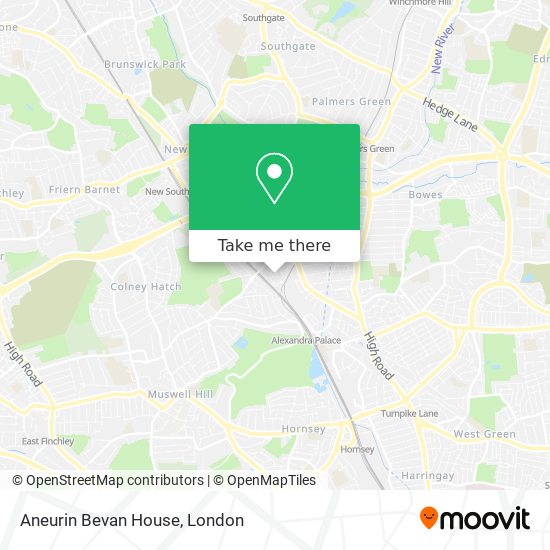 Aneurin Bevan House map