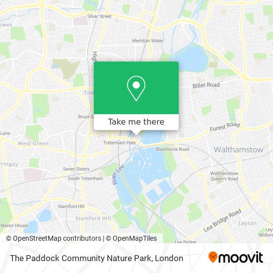 The Paddock Community Nature Park map