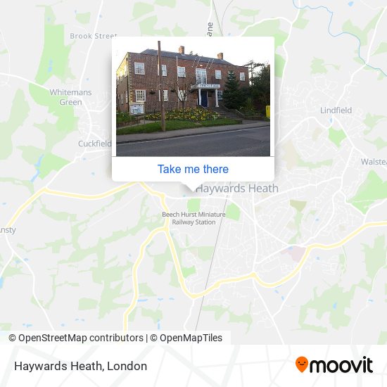 Haywards Heath map