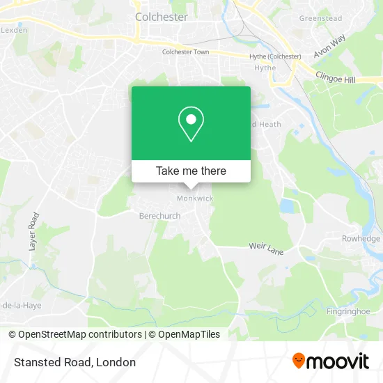 Stansted Road map