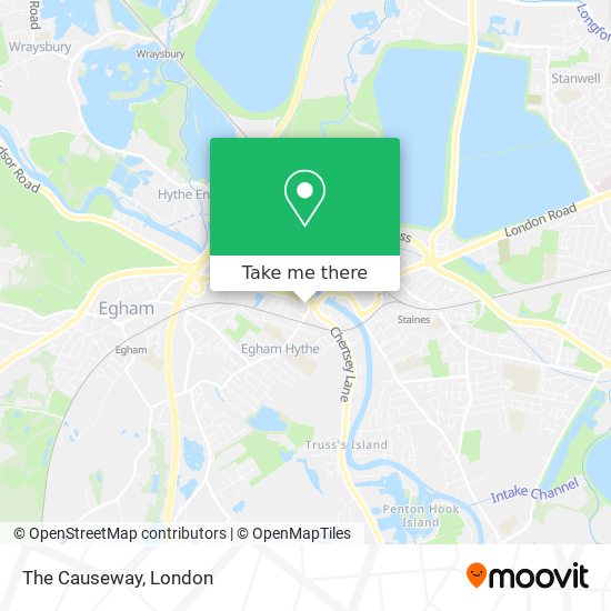 The Causeway map