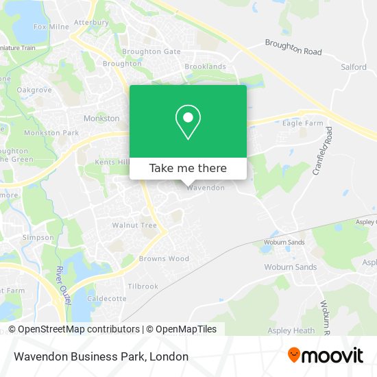 Wavendon Business Park map