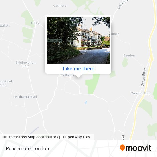 Peasemore map