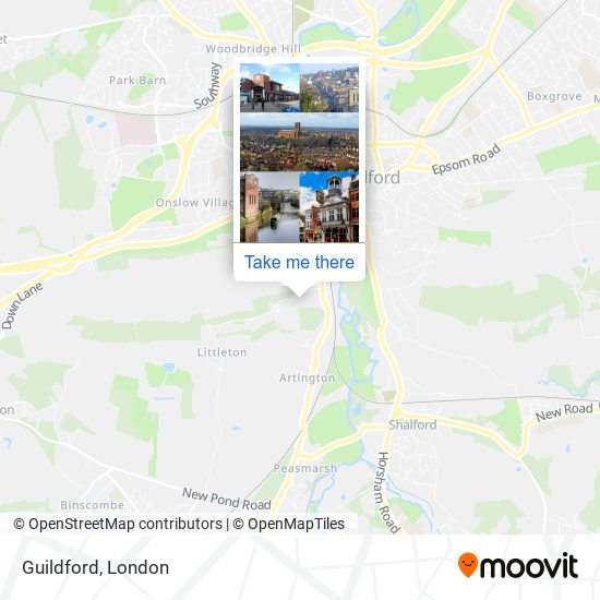 Guildford map