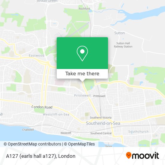 A127 (earls hall a127) map