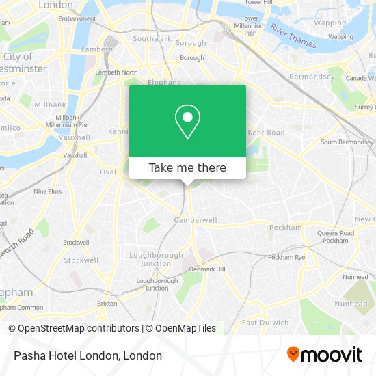 Pasha Hotel London map