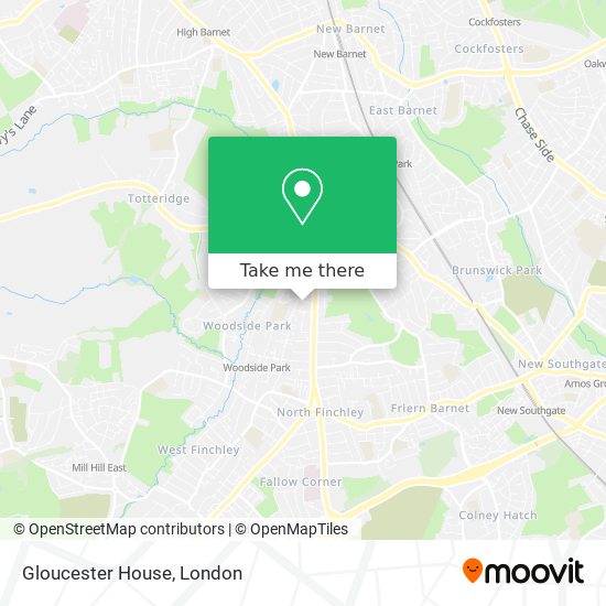 Gloucester House map