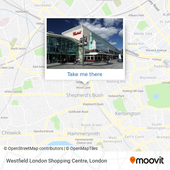 Westfield London Shopping Centre map