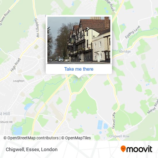 Chigwell, Essex map