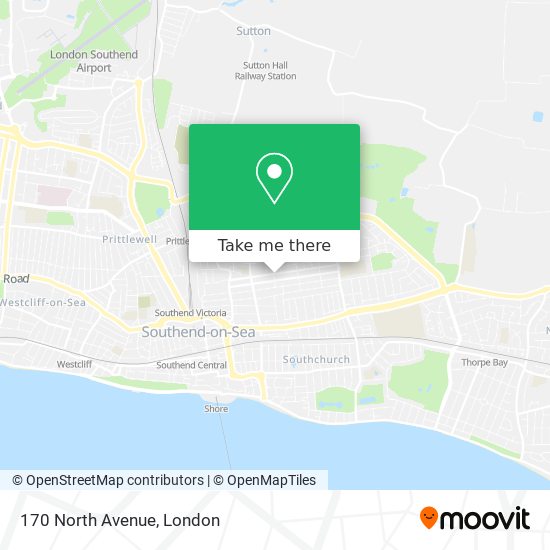 170 North Avenue map