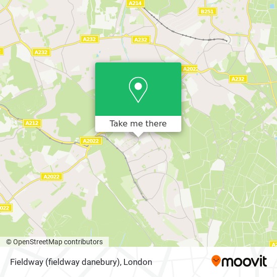 Fieldway (fieldway danebury) map