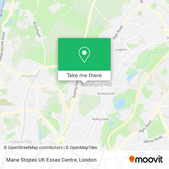 Marie Stopes UK Essex Centre map