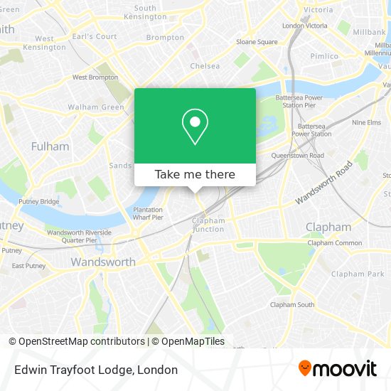 Edwin Trayfoot Lodge map