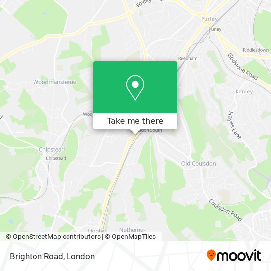 Brighton Road map