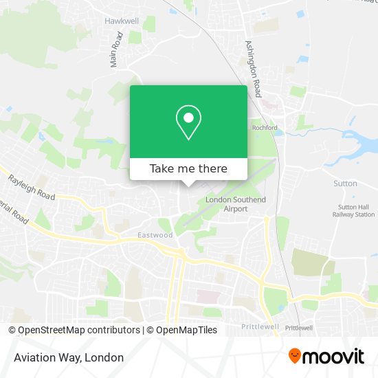 Aviation Way map