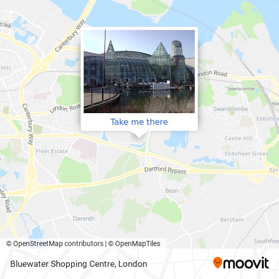 Bluewater Shopping Centre map
