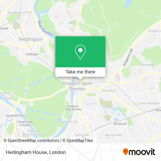 How to Get to Hedingham House in Kingston by Bus, Train or Tube?