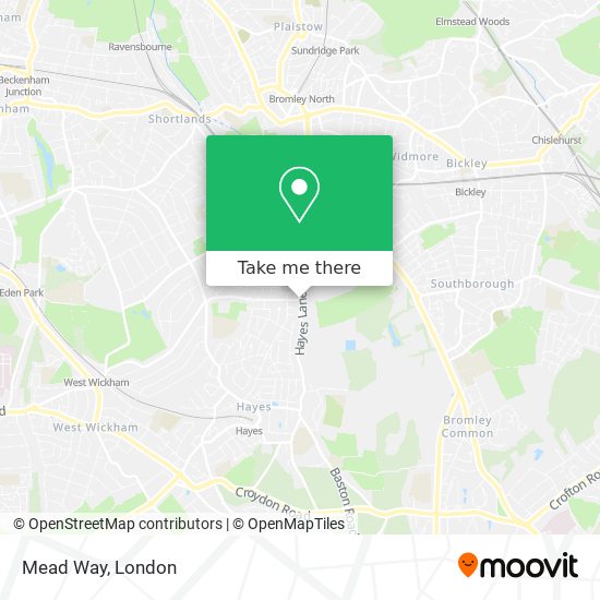 Mead Way map