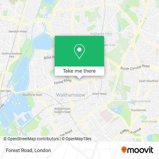 Forest Road map