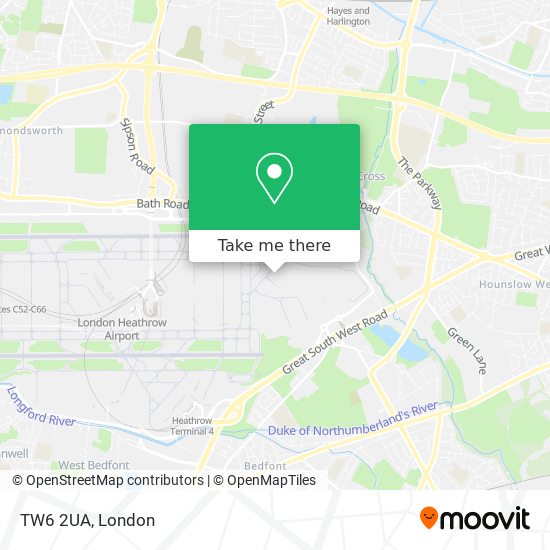 TW6 2UA map