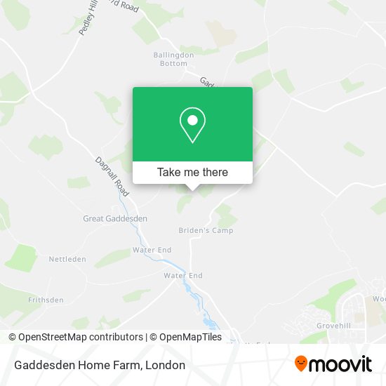 Gaddesden Home Farm map