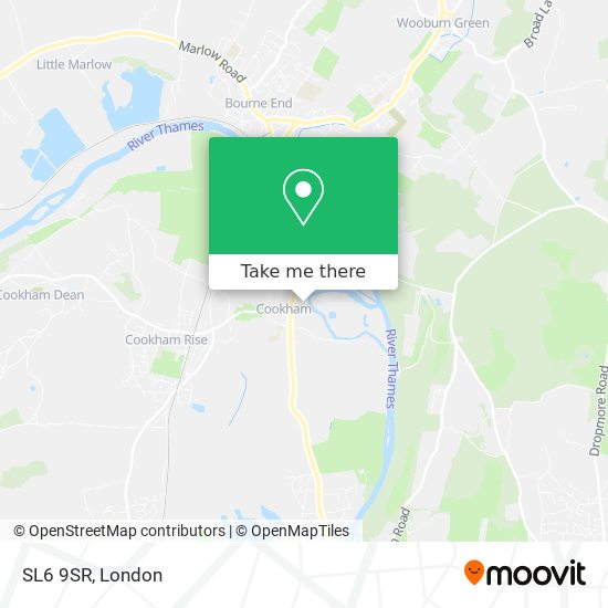 SL6 9SR map