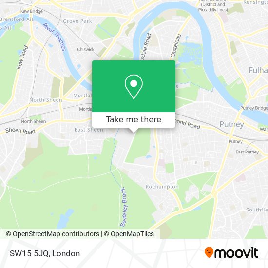 SW15 5JQ map