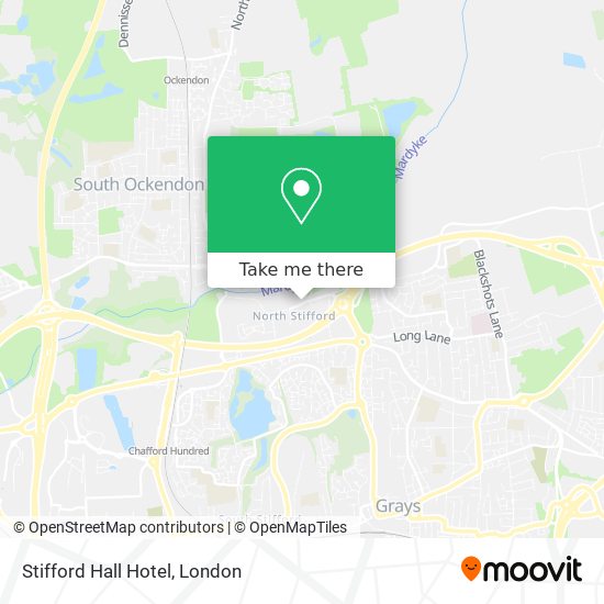 Stifford Hall Hotel map