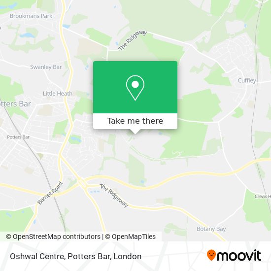 Oshwal Centre, Potters Bar map