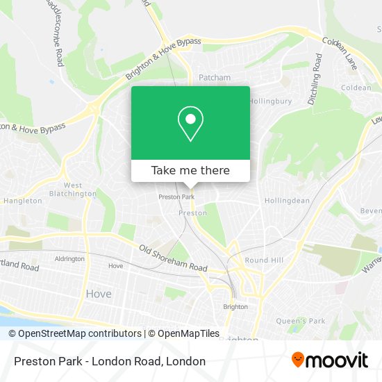 Preston Park - London Road map