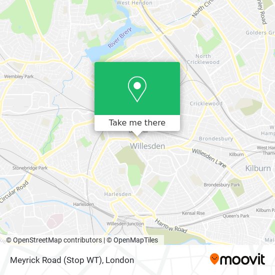 Meyrick Road (Stop WT) map