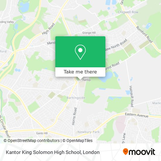 Kantor King Solomon High School map