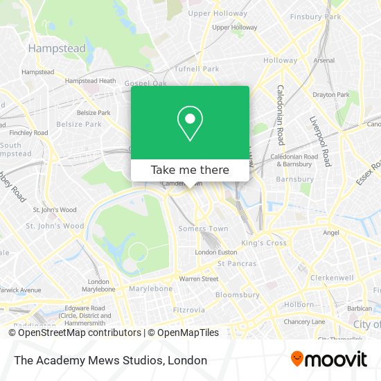 The Academy Mews Studios map