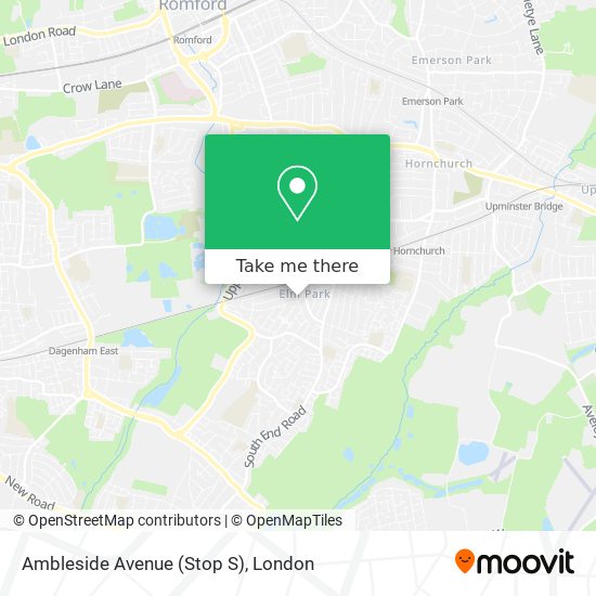 Ambleside Avenue (Stop S) map