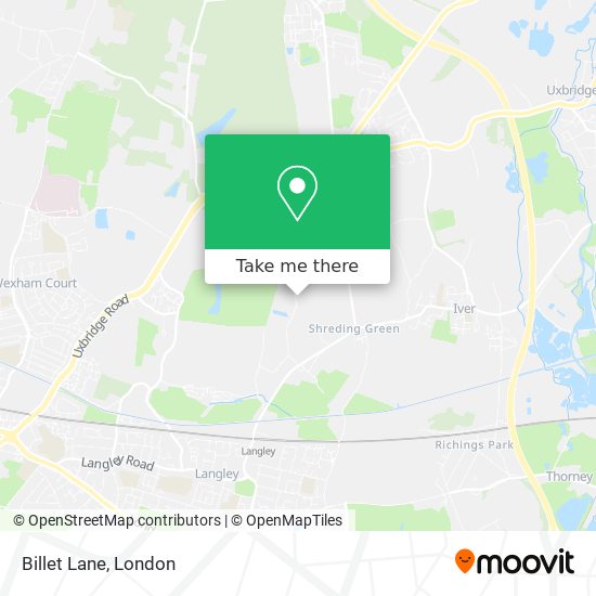 Billet Lane map