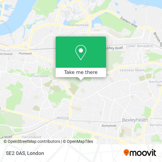 SE2 0AS map