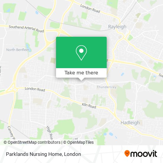 Parklands Nursing Home map