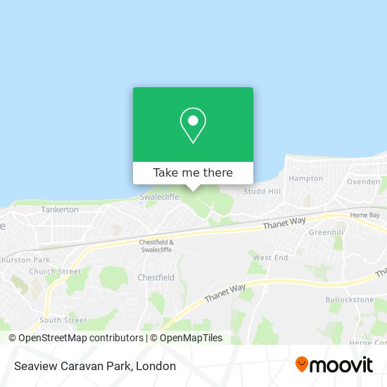 Seaview Caravan Park map