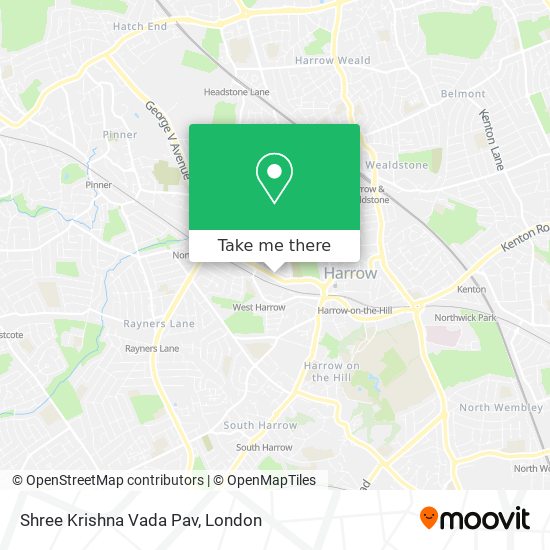 Shree Krishna Vada Pav map