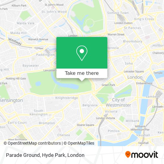 how to get to parade ground hyde park in mayfair