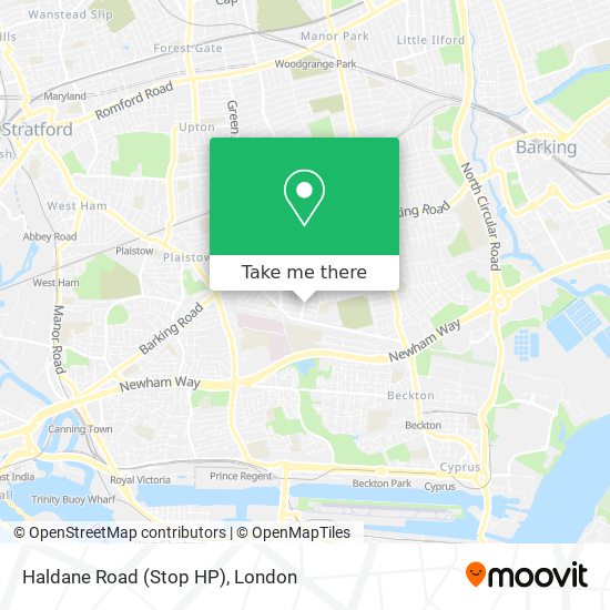 Haldane Road (Stop HP) map