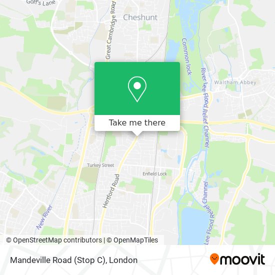 Mandeville Road (Stop C) map