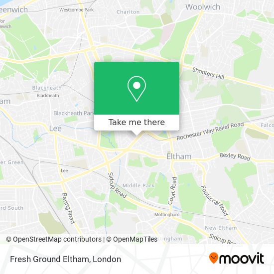 Fresh Ground Eltham map