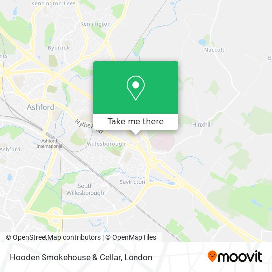 Hooden Smokehouse & Cellar map