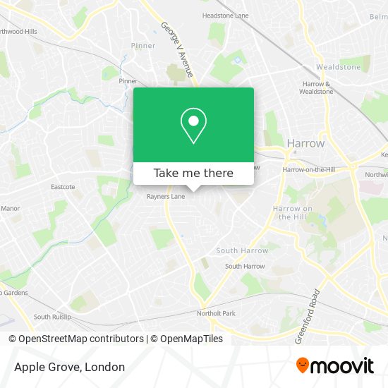 Apple Grove map
